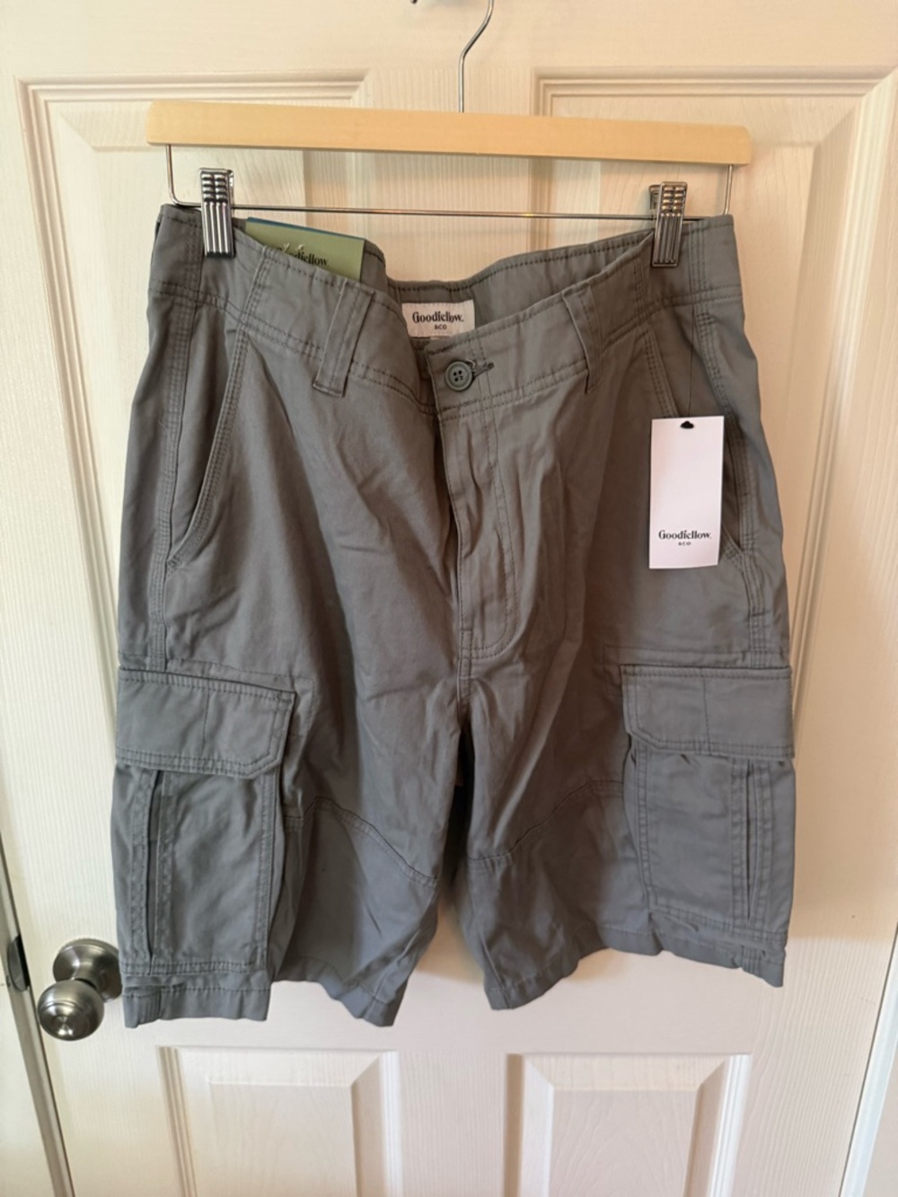 Goodfellow & Co Men's Gray Utility Cargo Shorts